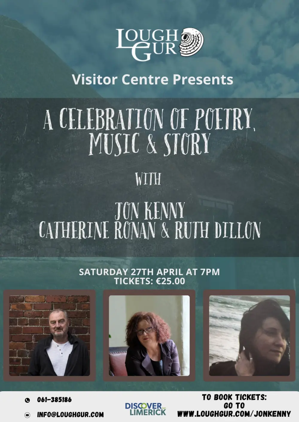 A Celebration of Poetry, Music & Song with Jon Kenny, Catherine Ronan & Ruth Dillon